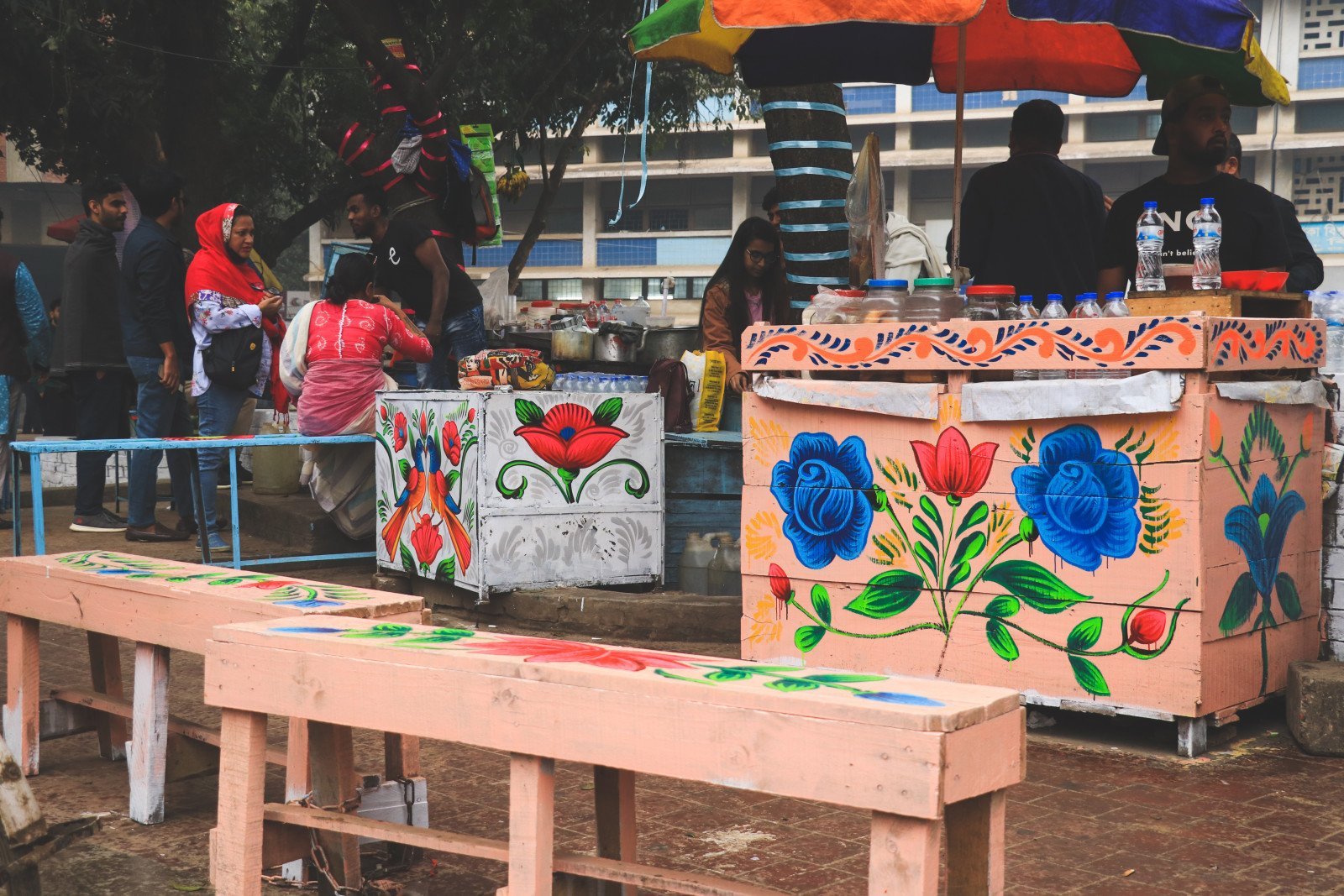 Cover image: EDF-the_perpetually_grimy_tea_shops_have_taken_on_a_vibrant_look_with_the_rickshaw_art